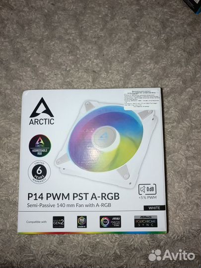 Вентилятор Arctic P14 PWM PST A-RGB(новый)