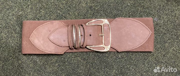 Ремень / пояс резинка+нубук