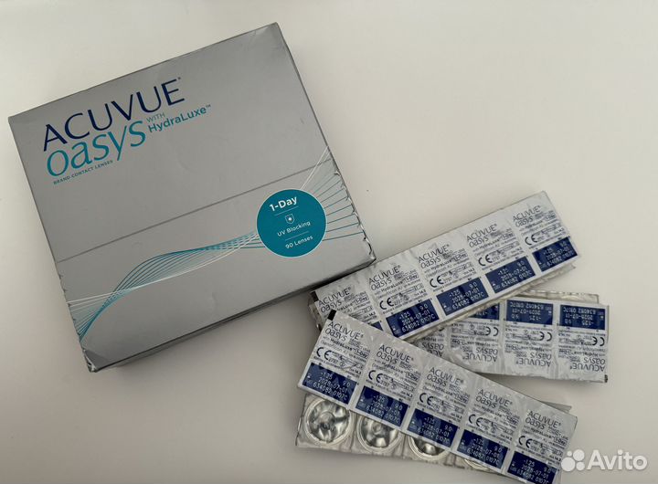 Линзы контактные acuvue oasys 1 day