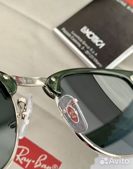 Очки ray ban clubmaster черные