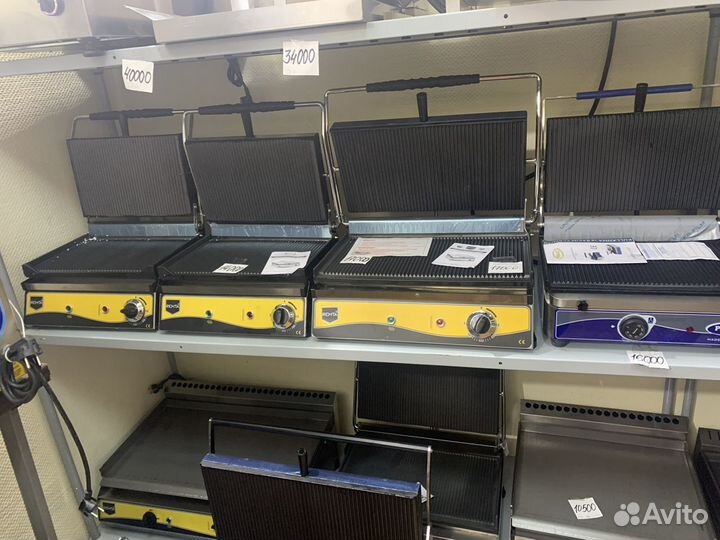 Грили контактные прижимные для шаурмы