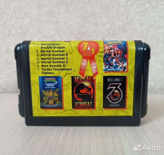 Картридж на sega 16-bit