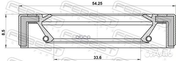 Сальник коробки передач chevrolet spark 2006-20