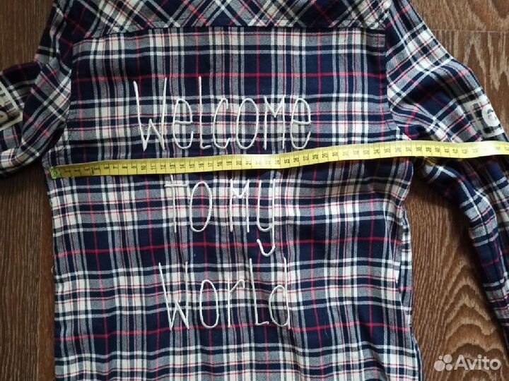 Блузка-рубашка для девочки, рр 140 (8-10 лет)