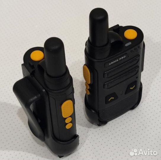 Рация радиостанция с гарнитурой и наушником