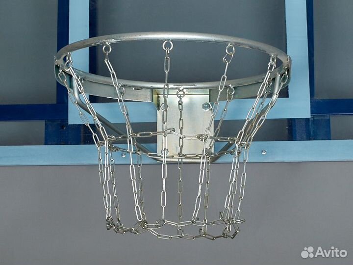 Кольцо баскетбольное с цепью оцинкованное avix