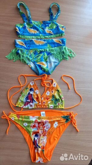 Купальники на девочку 7-9 лет