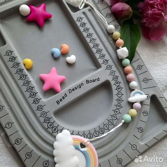 Силиконовые, именные грызунки