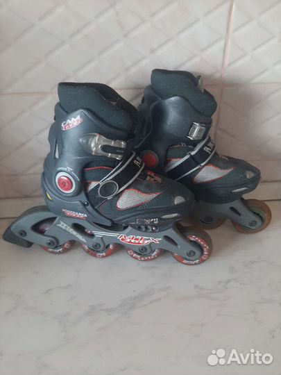 Роликовые коньки детские раздвижные Амиго р.32-36