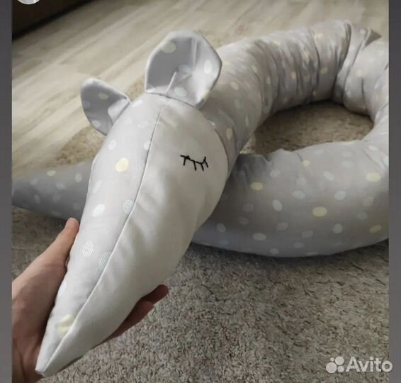 Подушка для беременных, бортик в кроватку, игрушка