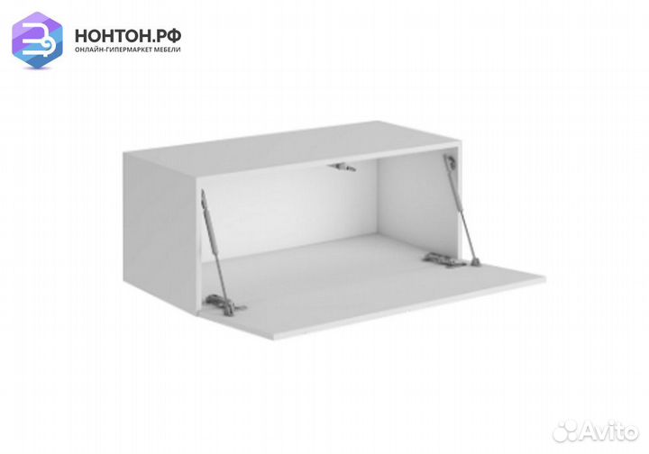 Тумба под тв подвесная Гранж тм-002 белый шагрень