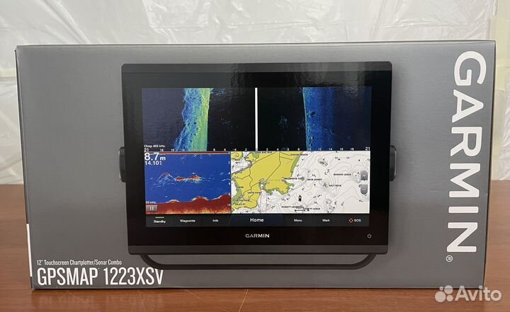 Эхолот картплоттер Garmin gpsmap 1223XSV