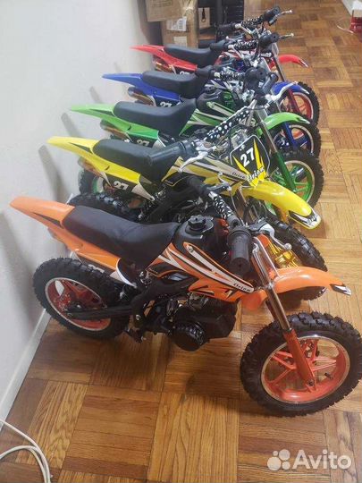 Питбайк мотоцикл детский 49cc двухтактный