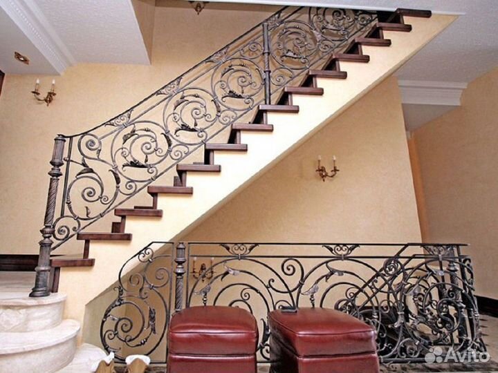Изготовление кованных перил и ограждений