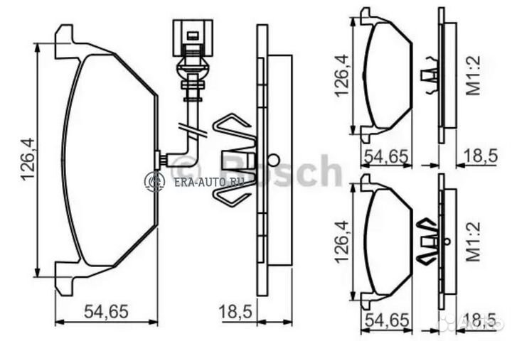 Bosch 0986495213 Колодки торм.пер