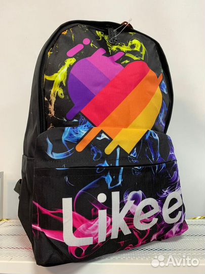 Рюкзак тикток/Лайки (твёрдая спинка, выход USB)