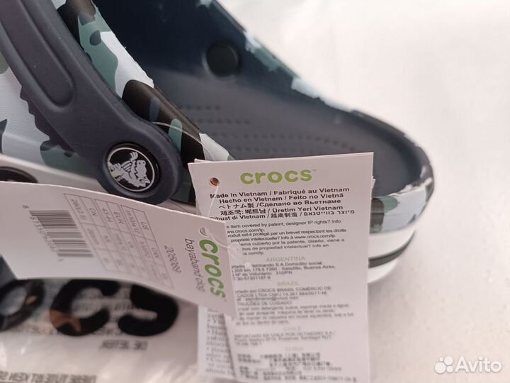 Crocs сабо мужские камуфляж