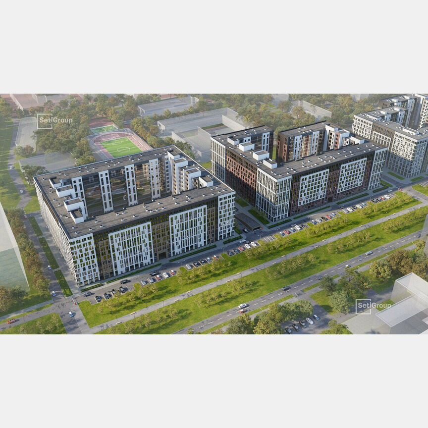 3-к. квартира, 99,9 м², 2/10 эт.