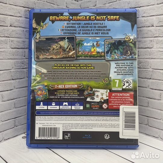 Игра для PS4 Joe & Mac Caveman Ninja