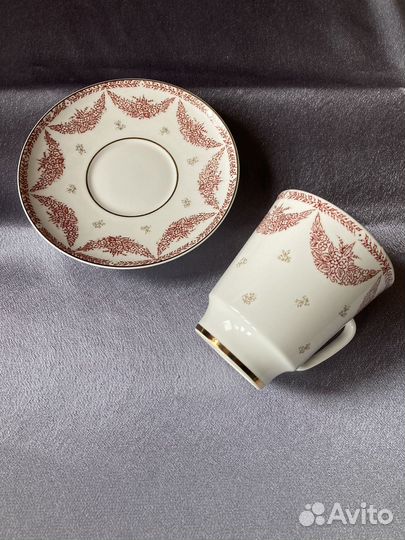 Кофейная пара лфз костяной фарфор