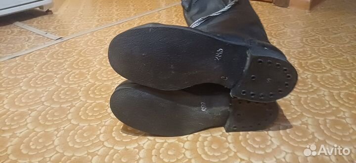 Сапоги юфтевые