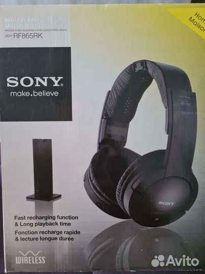 Беспроводные наушники sony