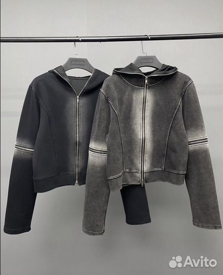 Зип худи Rick owens женское Opium Y2K