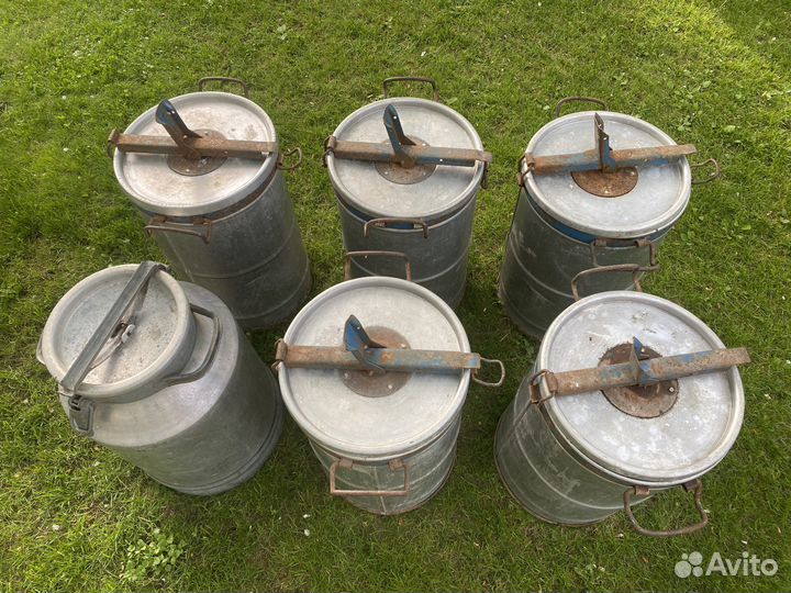 Фляга аллюминиевый бедон 6 шт