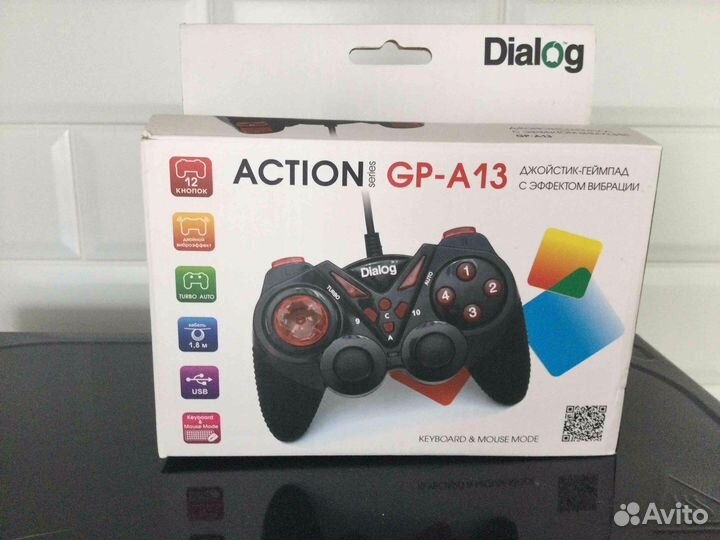Джойстик-геймпад с эффектом вибрации