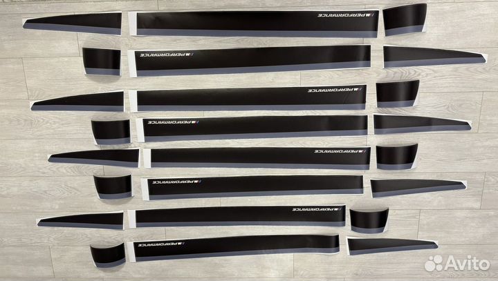 Наклейки performance, акцентные полосы BMW 3 G 20