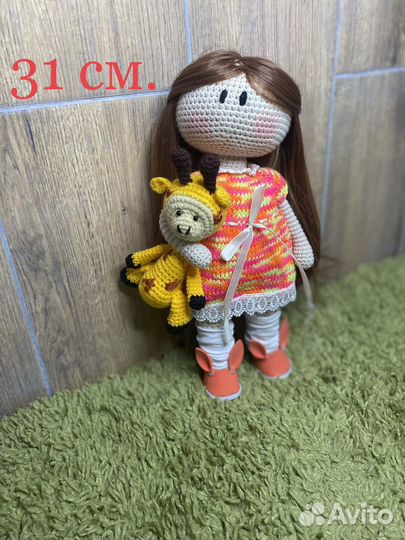 Вязанные куколки ручной работы