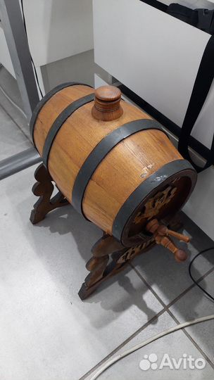 Деревянная бочка для алкоголя. Ручная работа