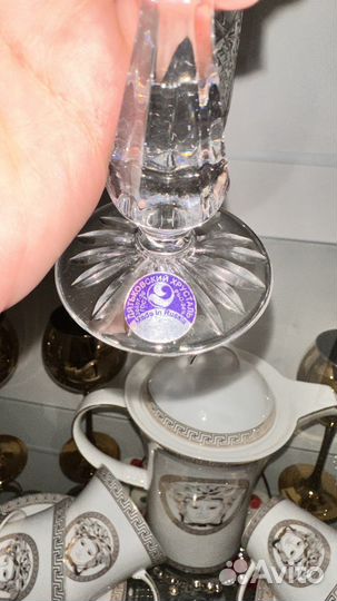 Фужеры хрустальные СССР дядьковский