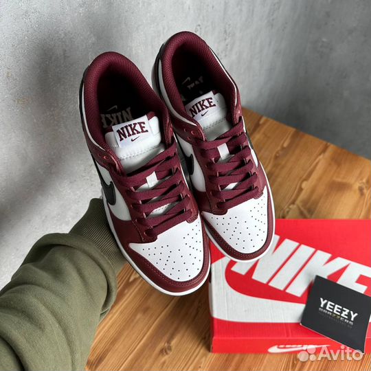 Nike Dunk Low 'Dark Team Red Black'