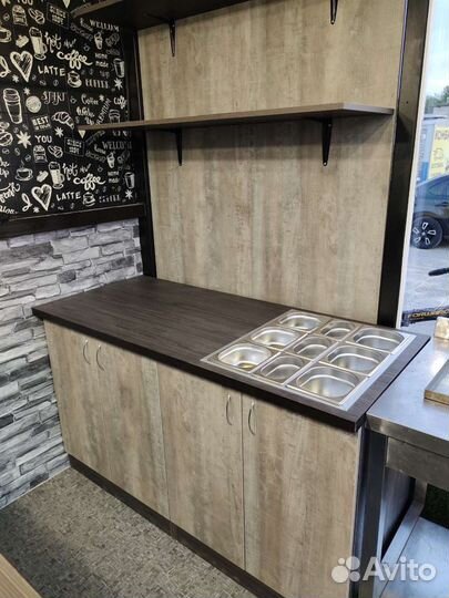 Стойка для шавермы. Линия раздачи. Прилавок