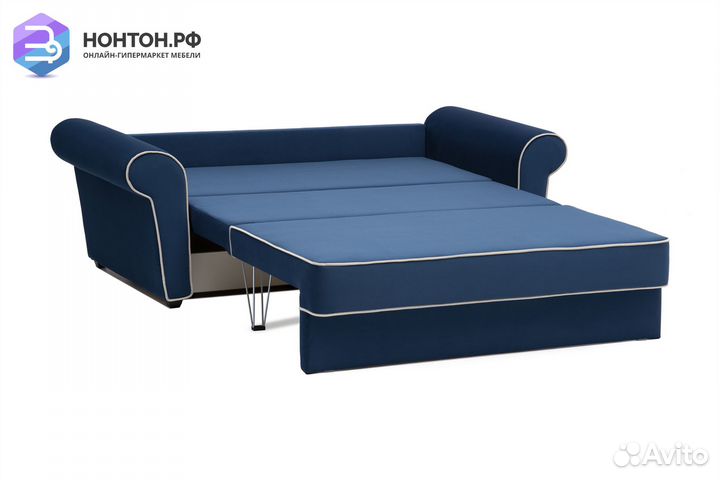 Диван еврокнижка Прованс темно-синий