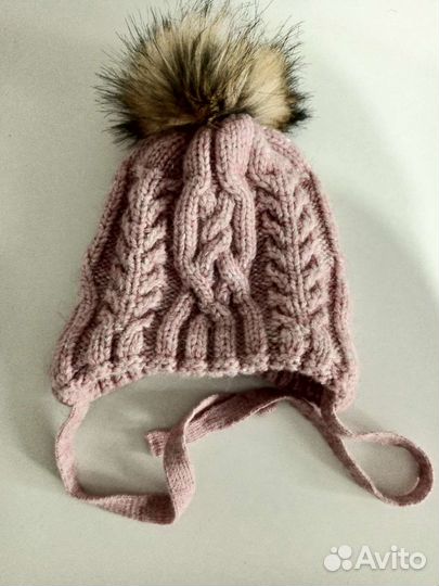 Шапка зимняя для девочки 46 48