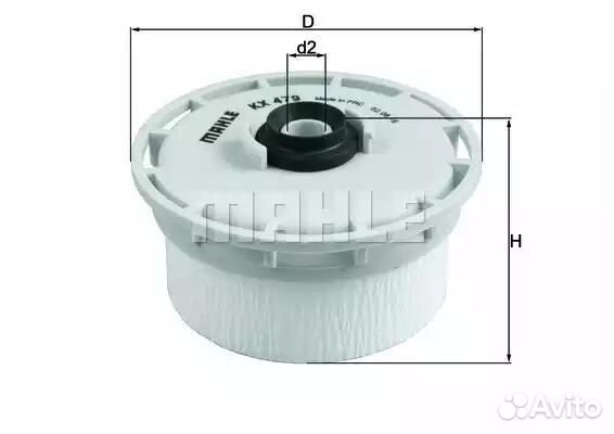 Фильтр топливный toyota: land cruiser 200 (grj2