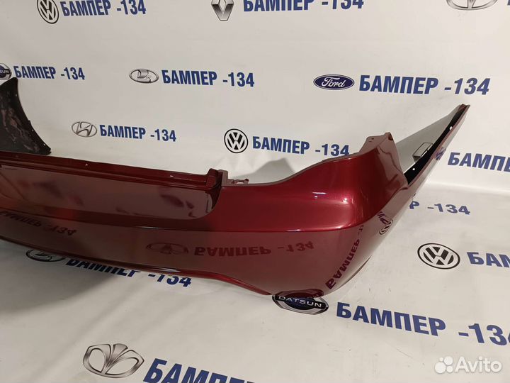 Бампер задний daewoo nexia n150 вишневый