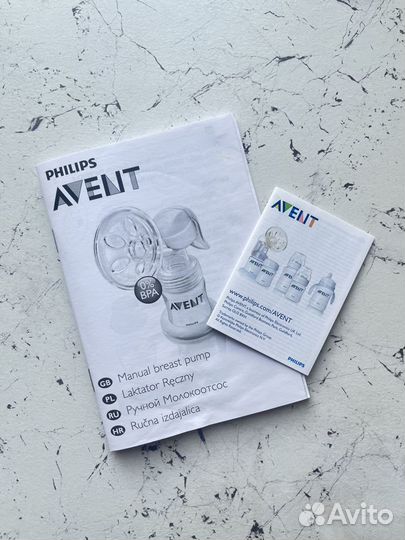 Молокоотсос philips avent ручной