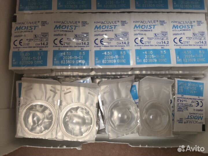 Линзы контактные