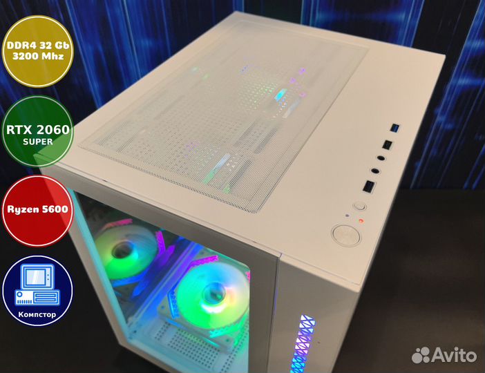Игровая система AMD5600-RTX2060SUP-32DDR4-SOR9-A520