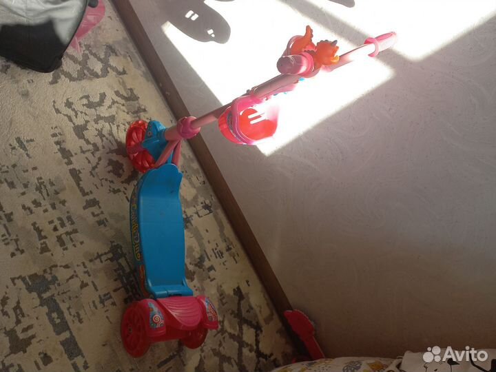 Самокат детский трехколесный бу