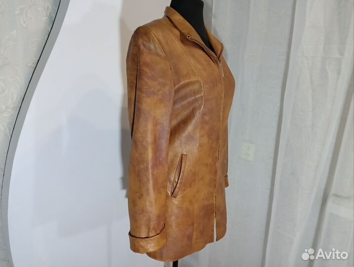 Куртка кожаная женская 46 48