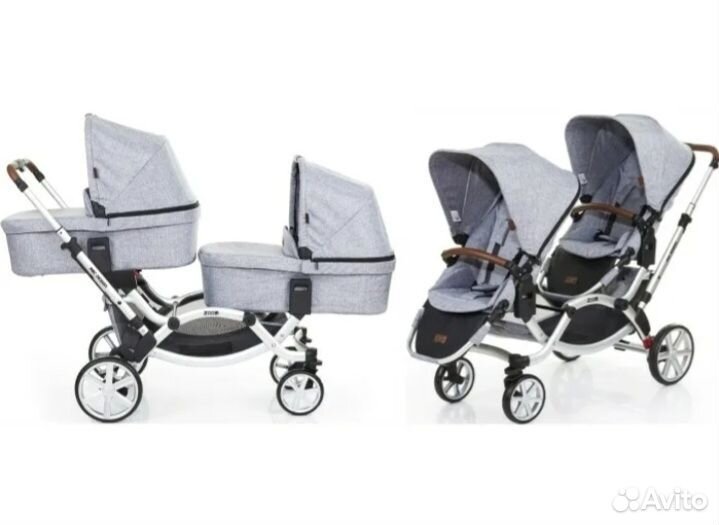 Коляска для двойни