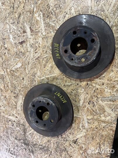 Тормозной диск передний Hyundai Accent