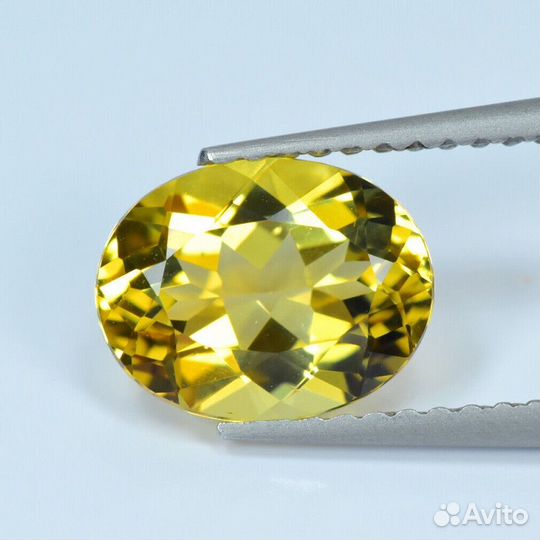 Берилл натуральный 1,68Ct 9х7мм VVS овал
