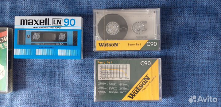Аудиокассеты новые запечатанные