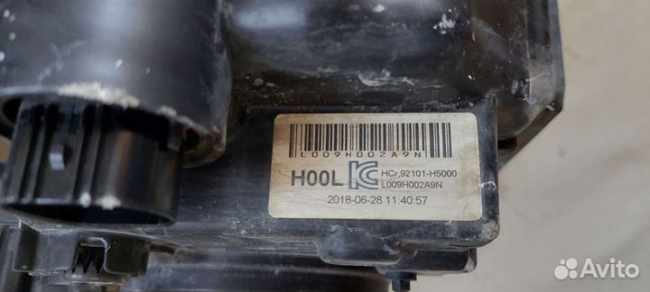 Фара передняя левая хендай солярис 2 оригинал