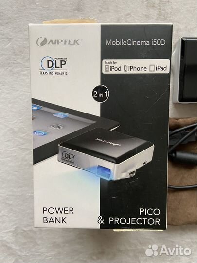 Проектор power bank Aiptek mobilecinema i50D